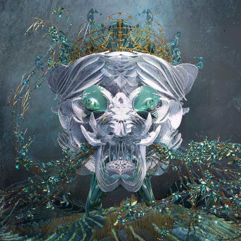 The White Tiger, digital artwork by Alice Labourel
